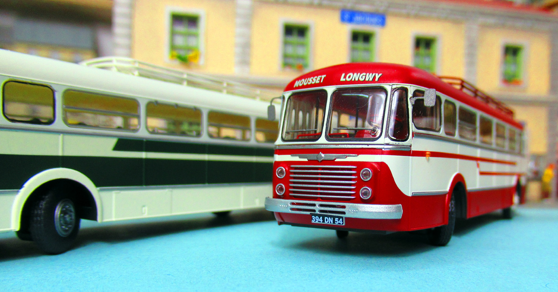 L'avant si caractéristique de cette série d'autocars