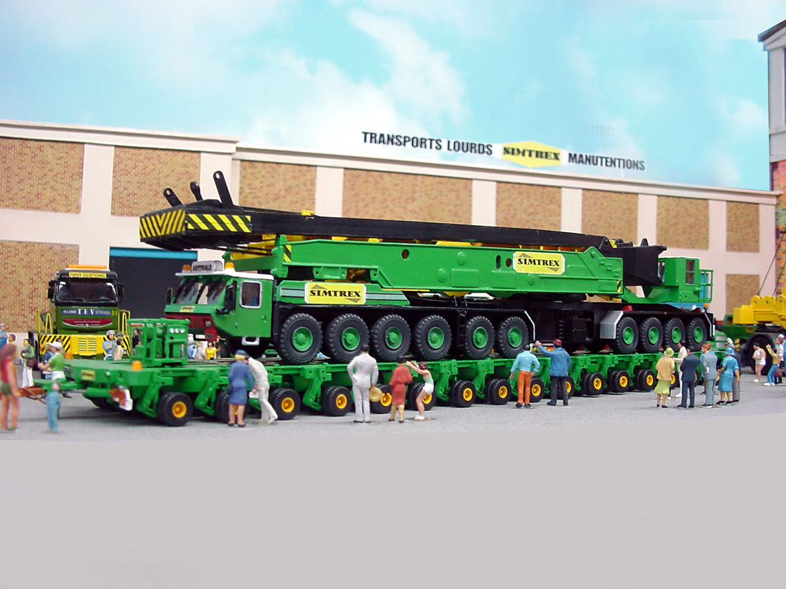 Du très lourd , puissance de levage 800 tonnes !