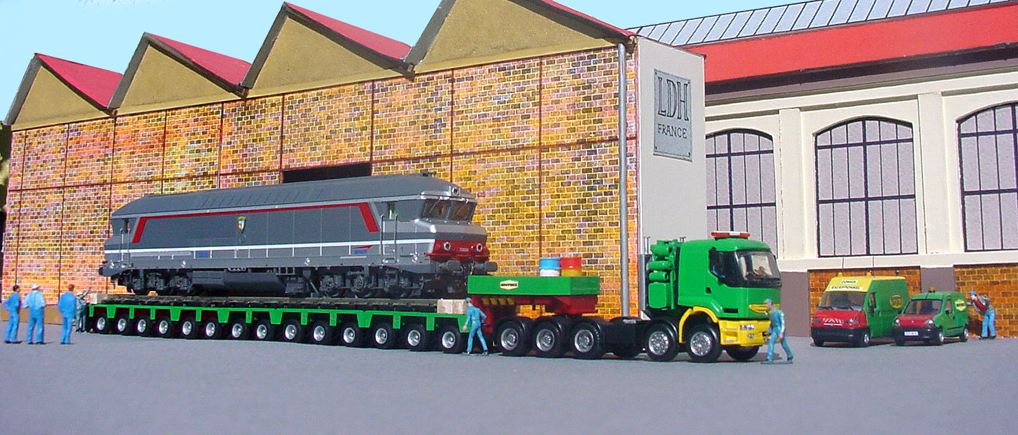 Une loco diesel CC 7203 de la SNCF fera partie du convoi.