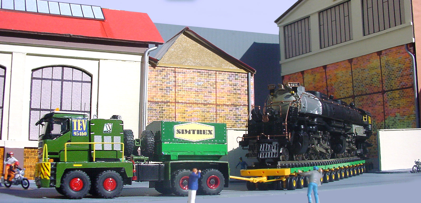 Pour la Big-Boy c'est beaucoup plus délicat ! Tracteur:NICOLAS D 90