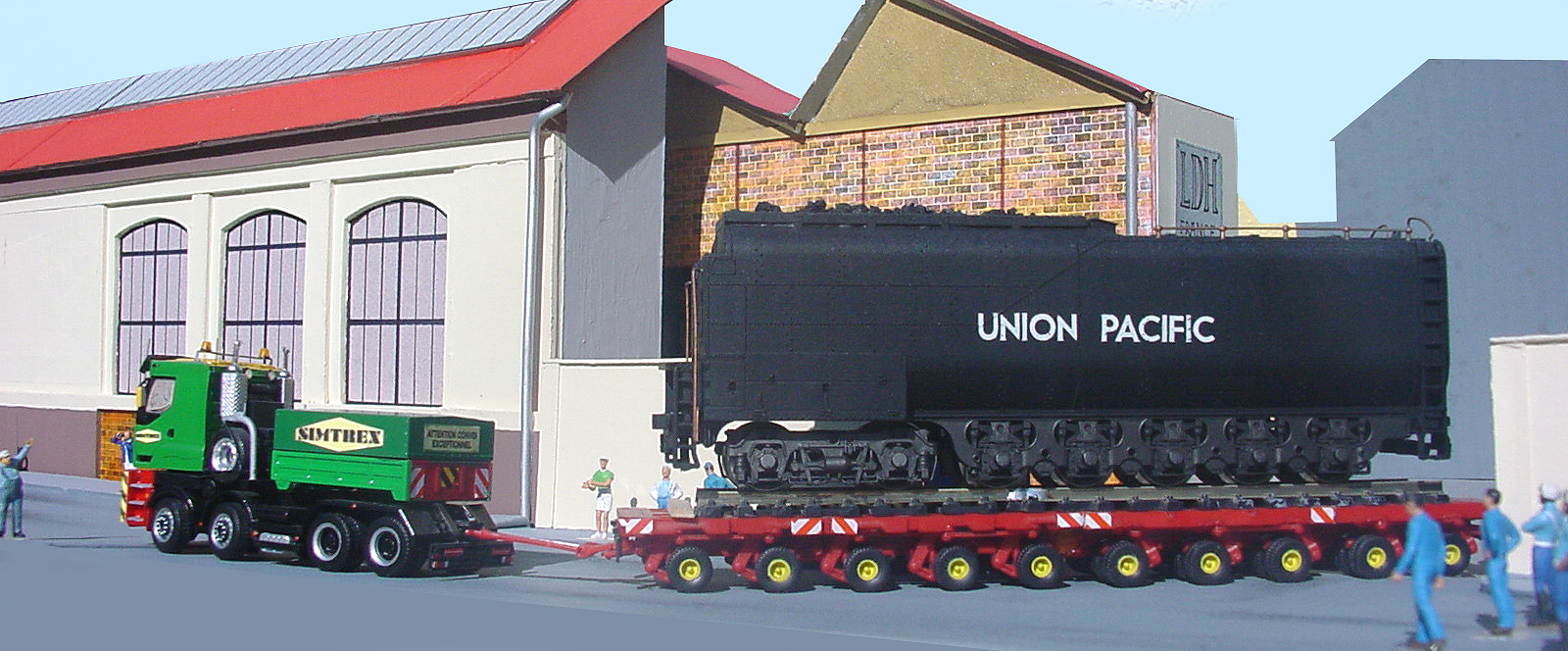 Pour le tender c'est une simple formalité, tracteur TITAN Champion