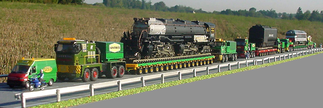 En route pour Ezanville, convoi imposant !