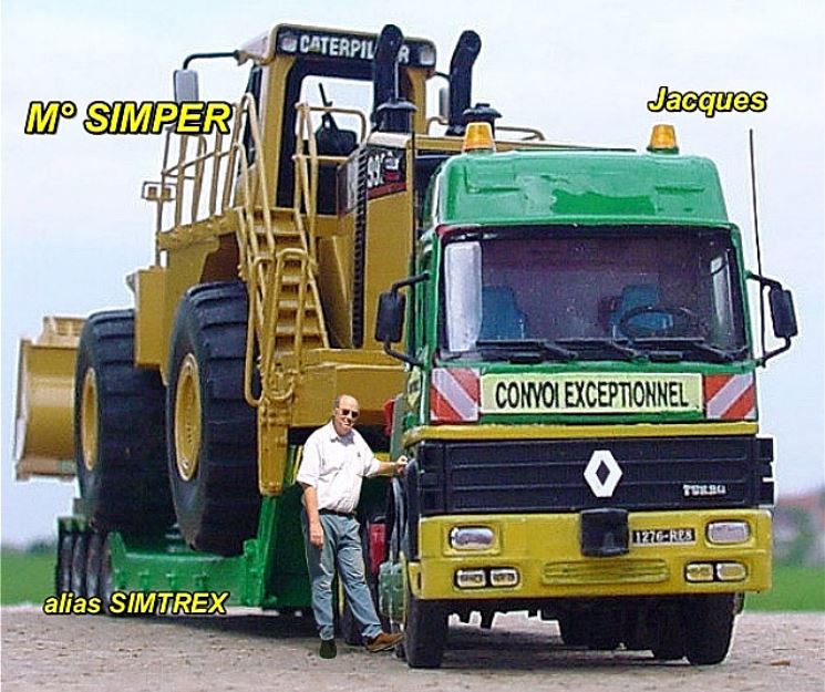 Avec l'un de mes premiers convois