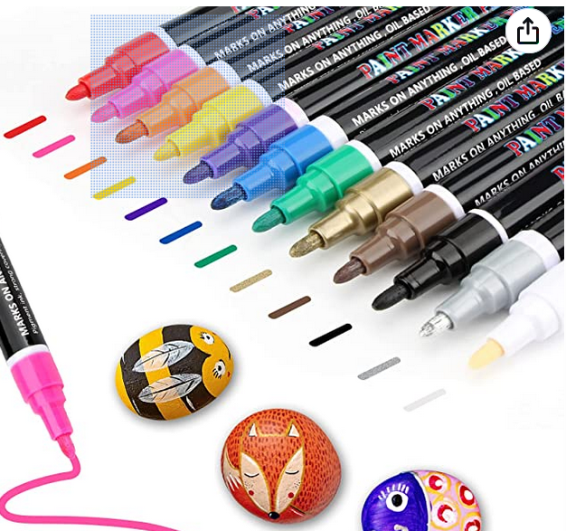 11,99 €uros la boite de 12 feutres chez Amazone