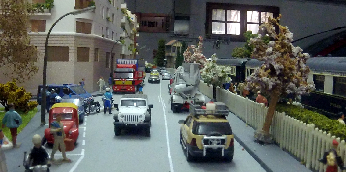 Les rues de St Jacques sont très animées
