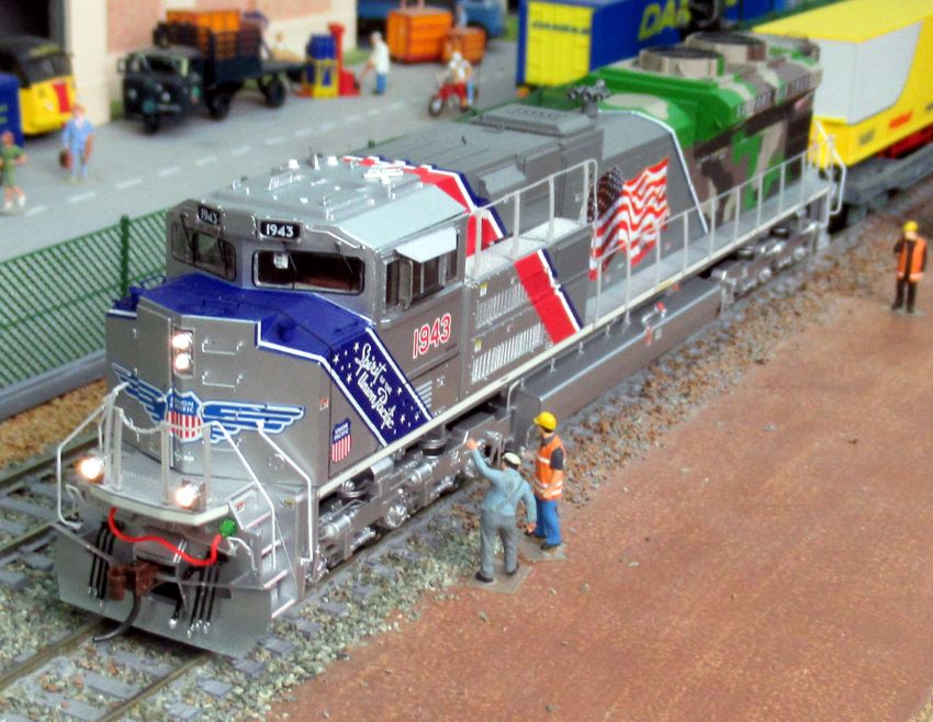 Machine U.S EMD SD 70 ACe. Déco débarquement de Normandie