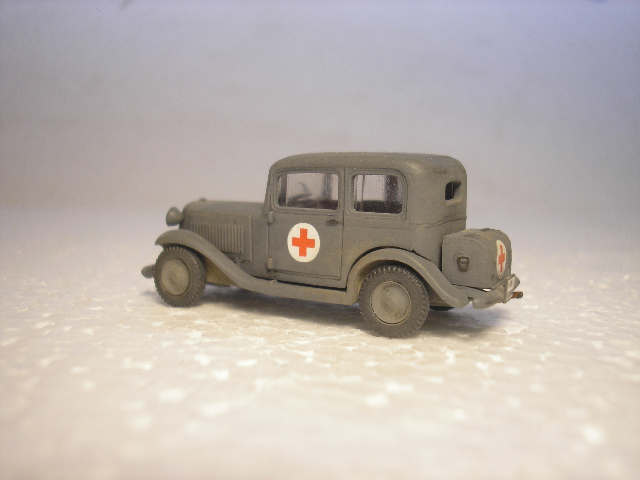 Opel P4 Brekina model small additions