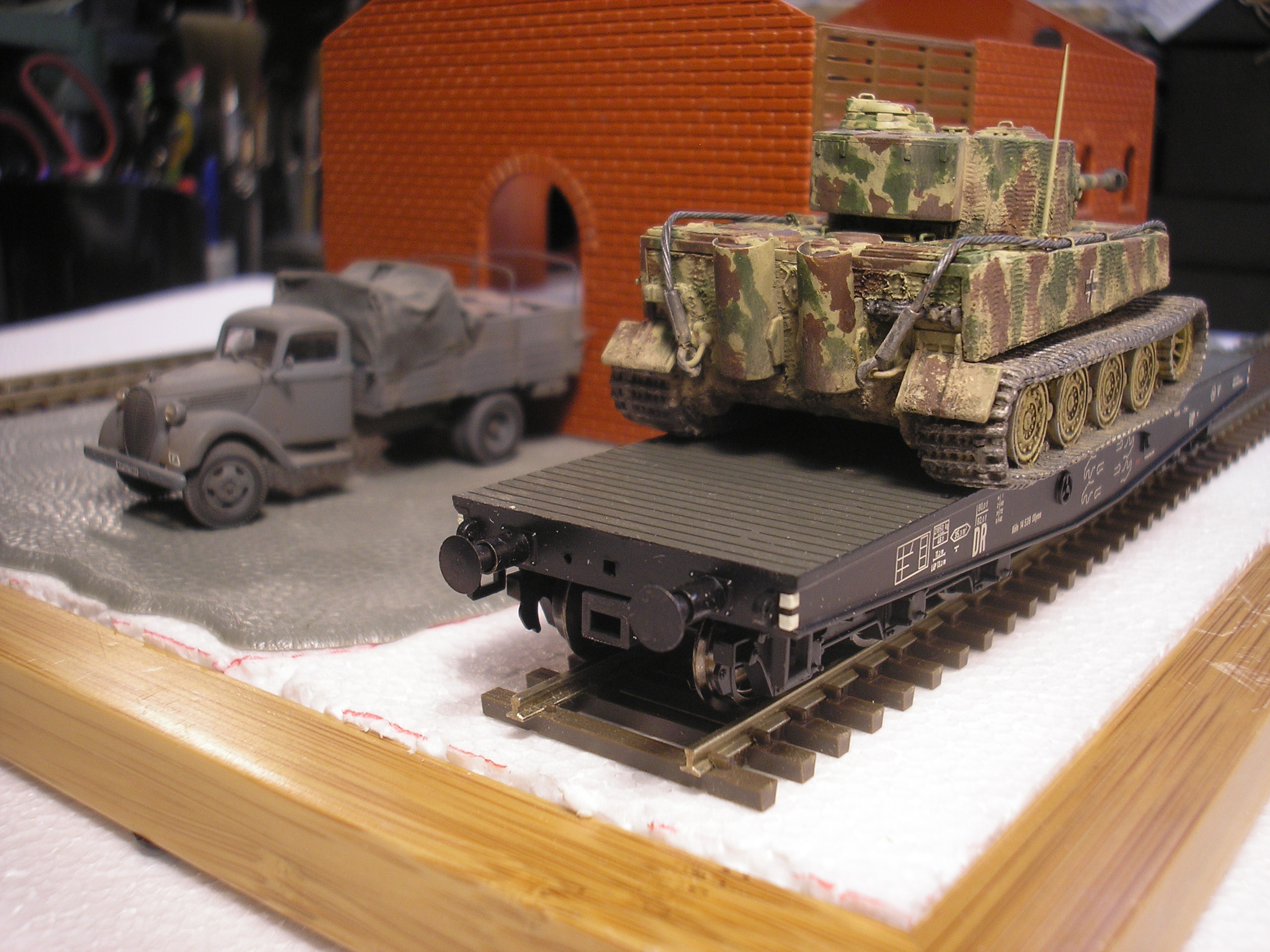 Current Diorama under consideration...he has a part to play.