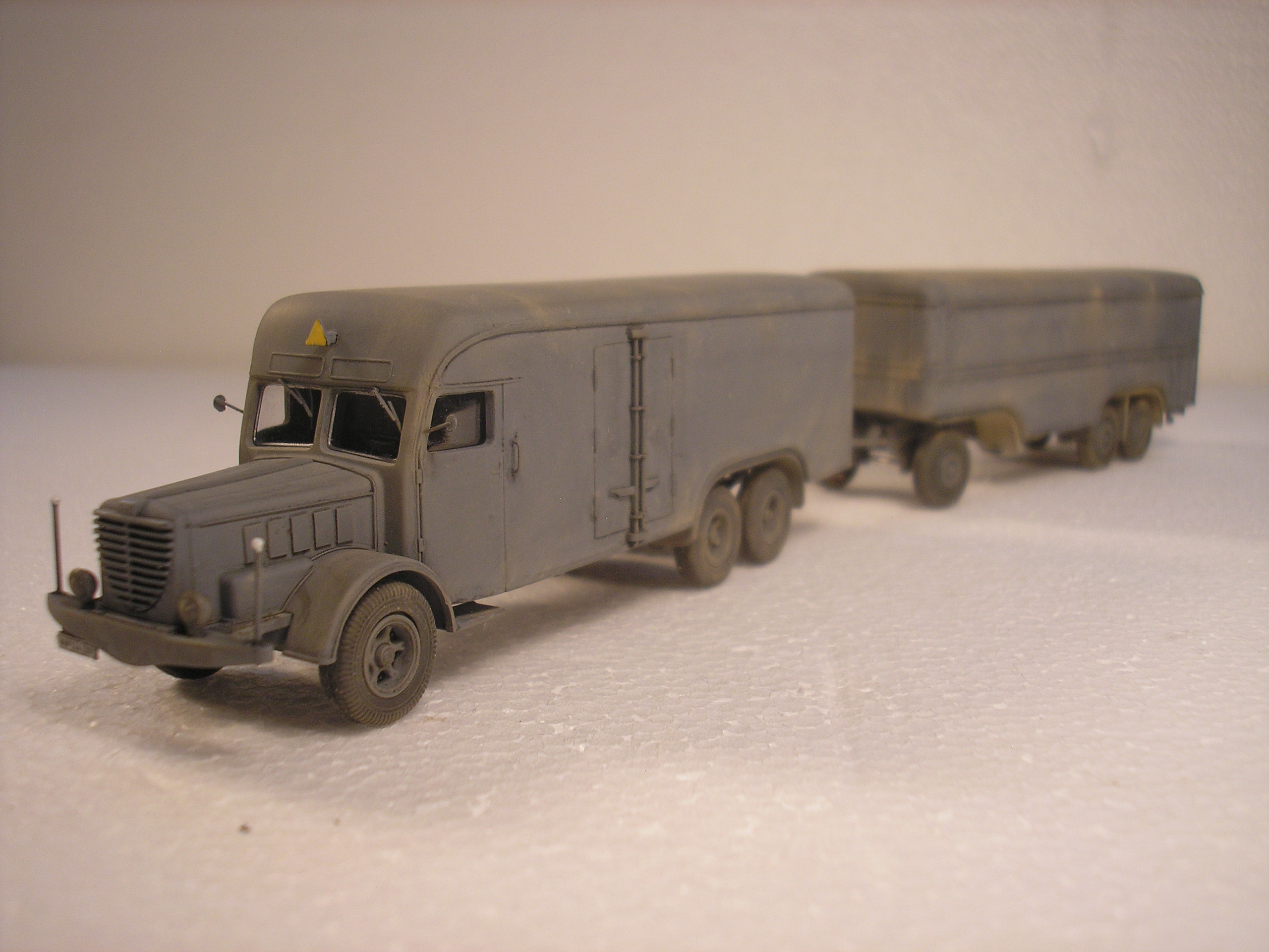 Completed and weathered