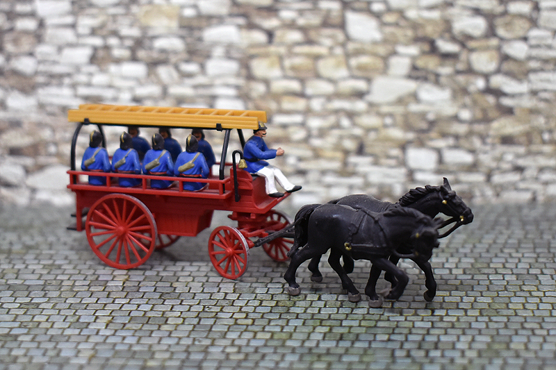 Véhicule d'équipe de pompiers