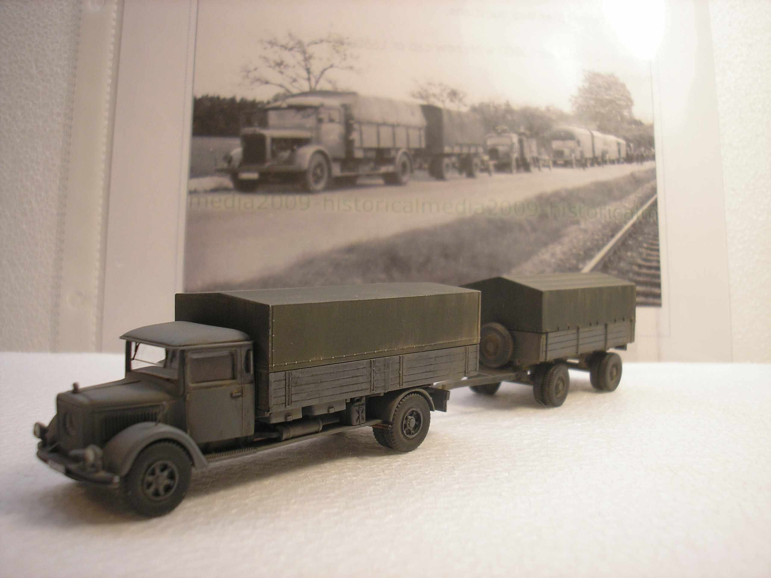 MB 3750 and Trailer