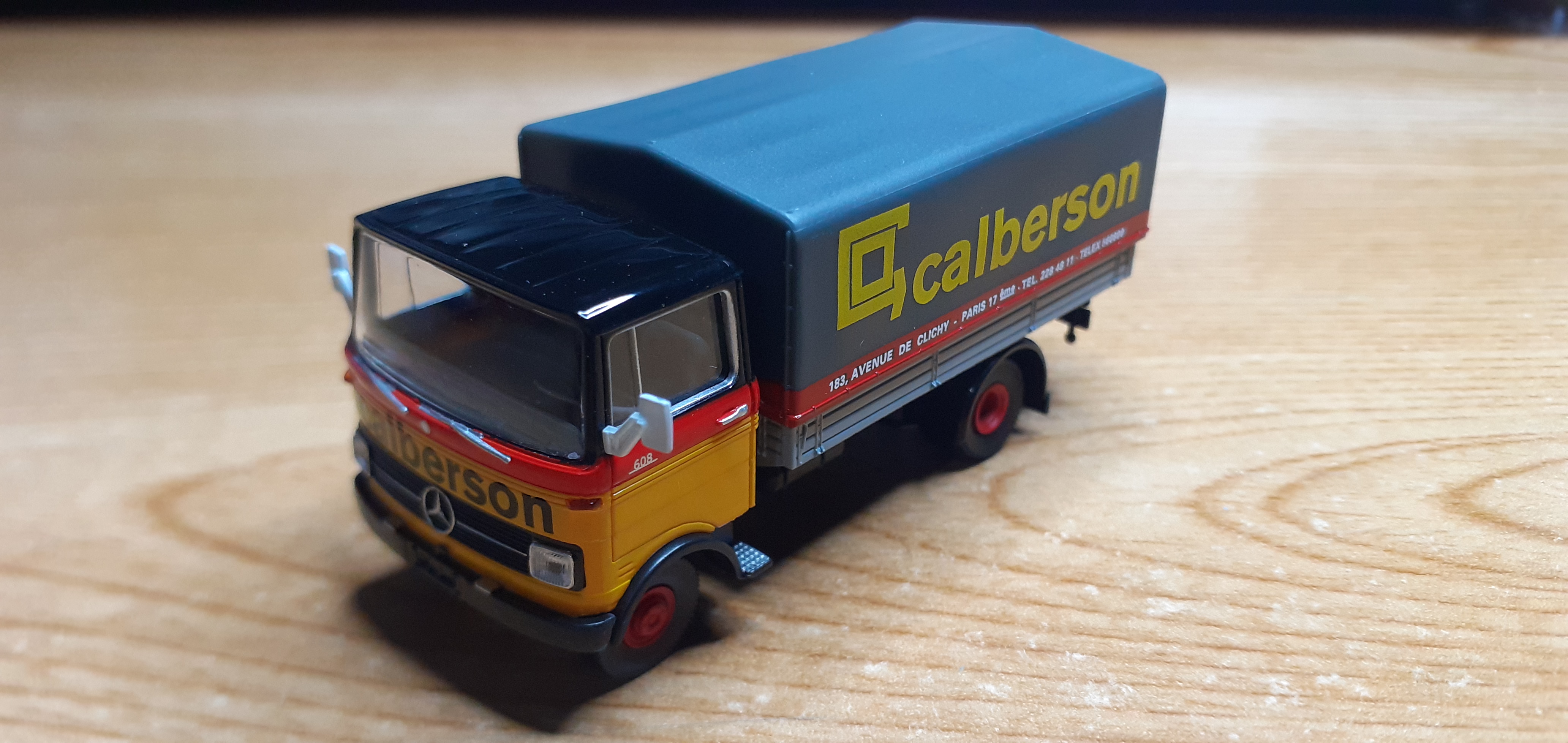 Mercedes LP 608 Calberson Brekina