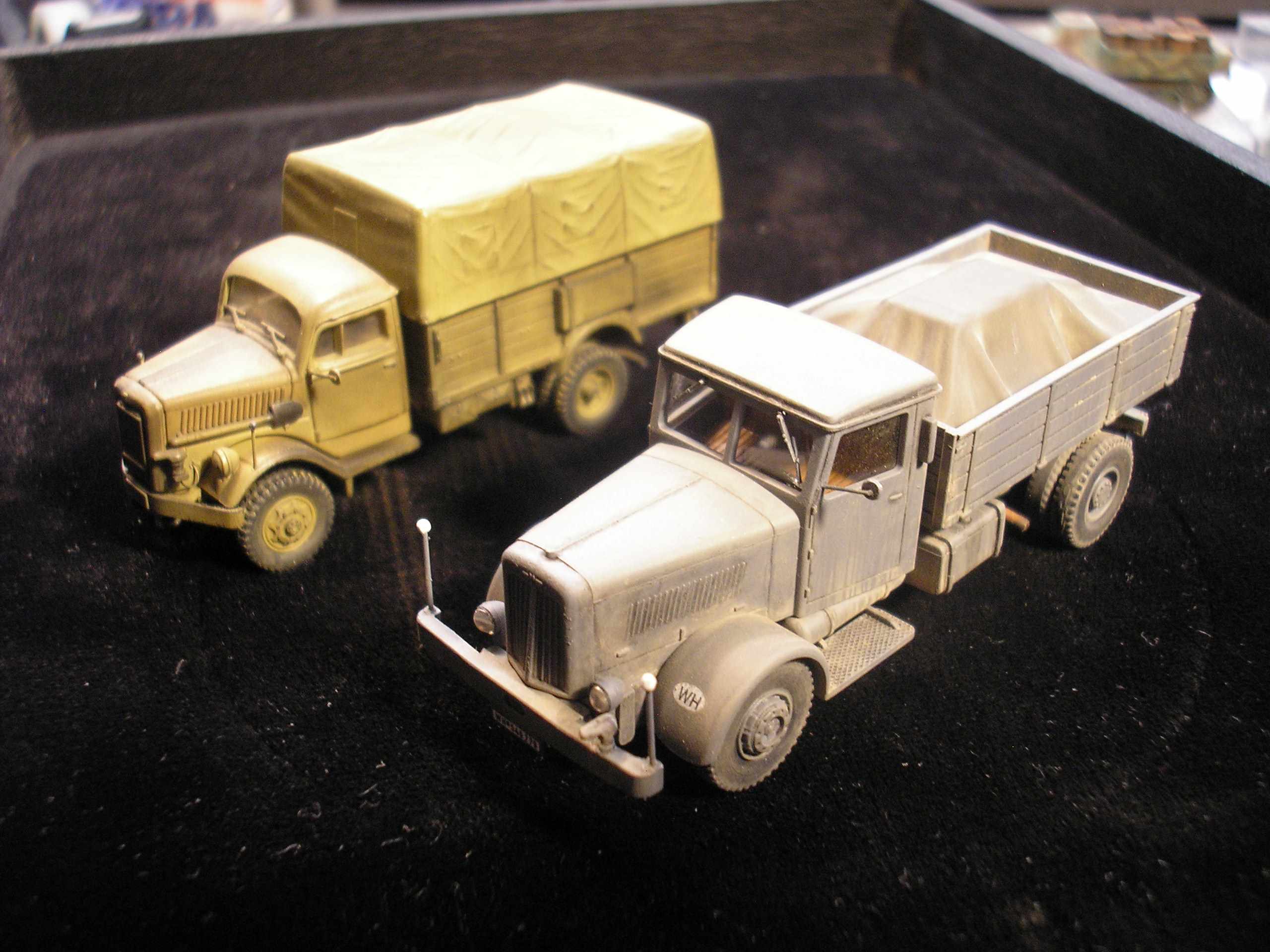 Opel Blitz ROCO and Hanomag Tractor Wiking