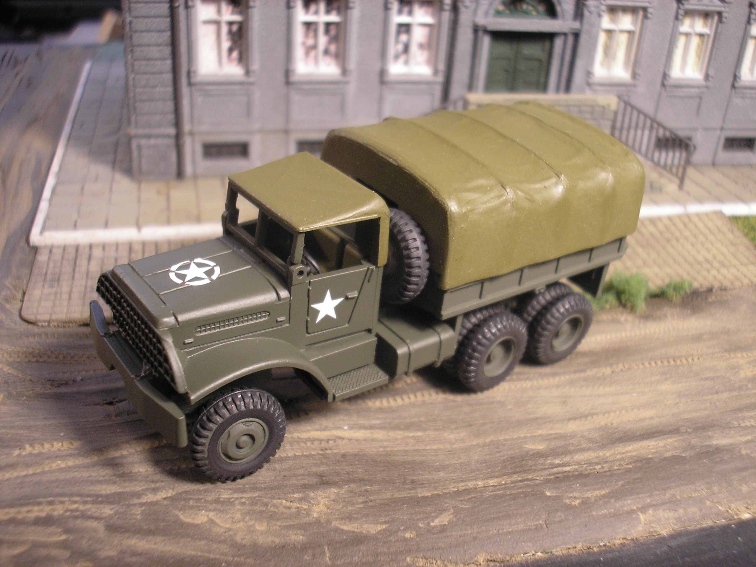 Corbitt 5 Ton with shortened Tarp from M54 A2  ROCO