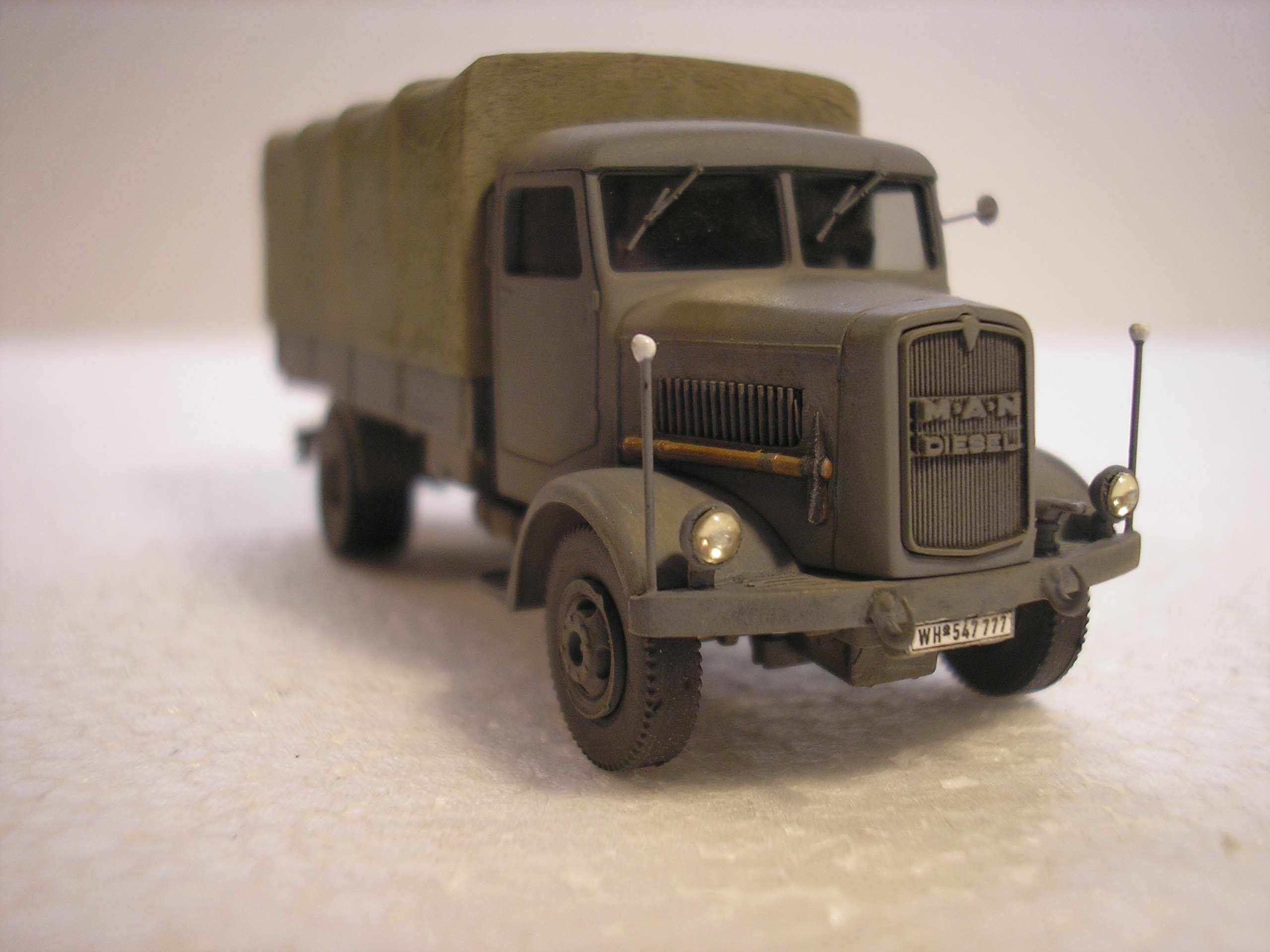 HERPA Minitanks conversion to MAN ML 4500