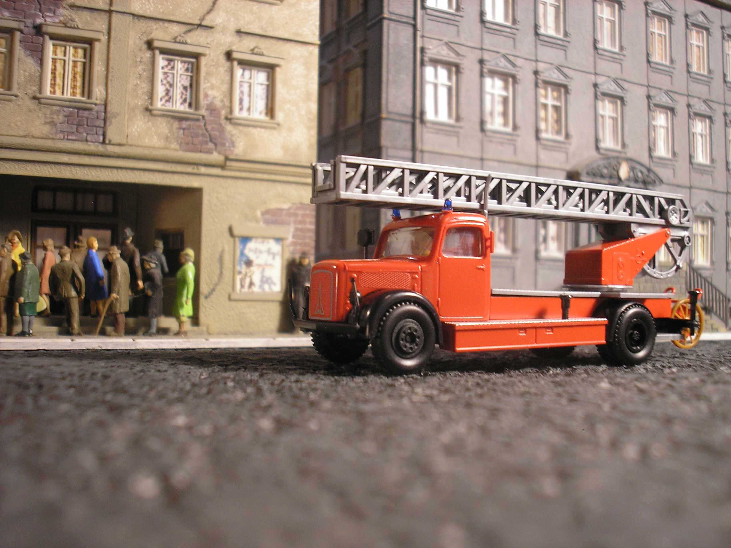 BREKINA Magirus Ladder Truck