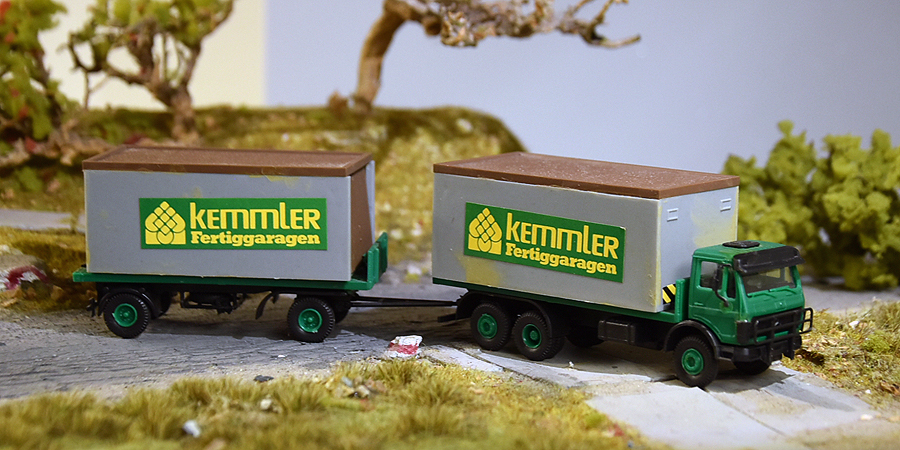 Garages préfabriqués pour le nouveau quartier