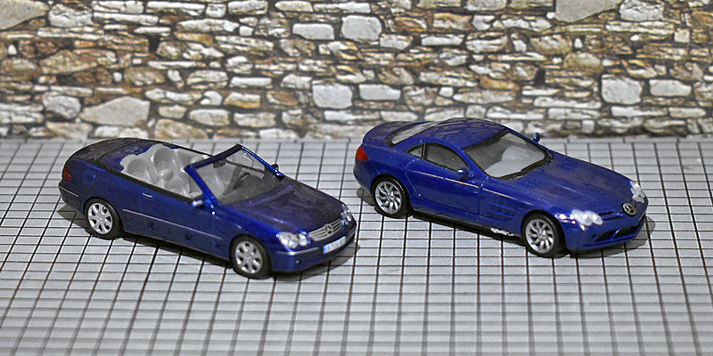 Mercedes CLK & M.B. SLR Mc Laren