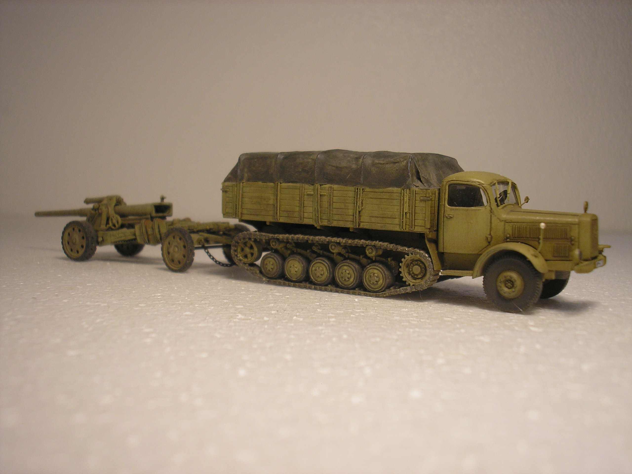 BREKINA MB 4500 modified to Halftrack