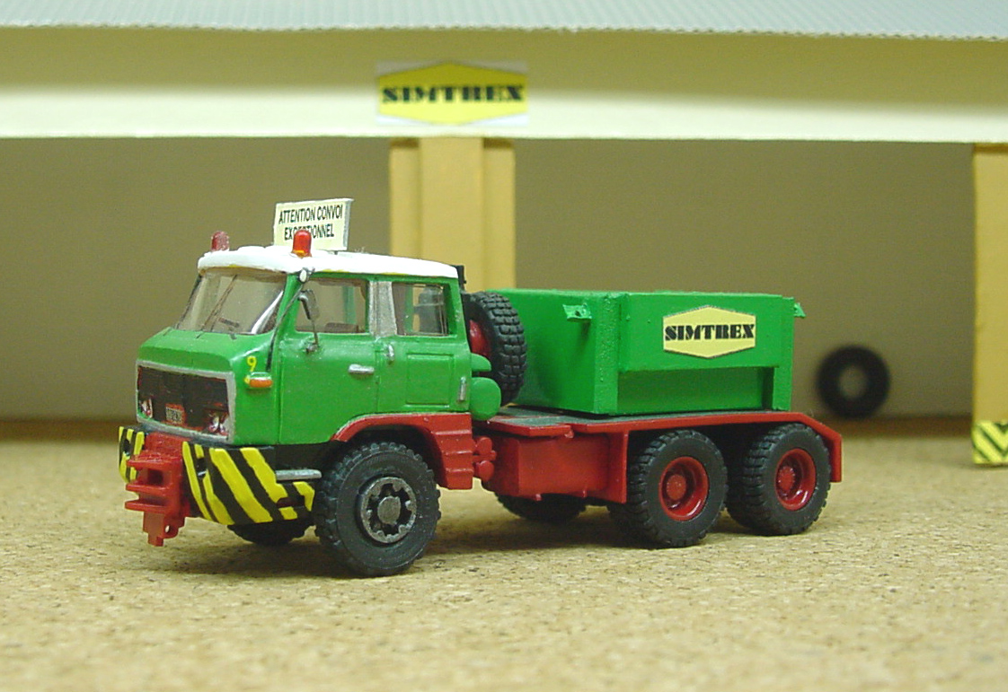 Le tracteur/pousseur M.A.R.C terminé. Bon c'était il y a.........25 ans !